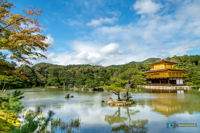 Quioto Japao Kinkaku Ji O Templo Dourado La Vai Nana